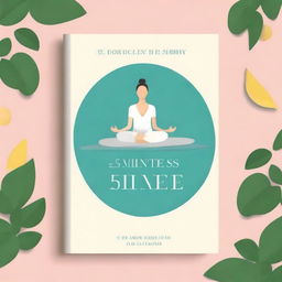 Create a book cover for a wellness book titled '5 Minutes for Me'