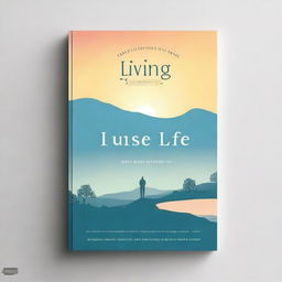 Create a book cover entitled 'Living a Life of Purpose