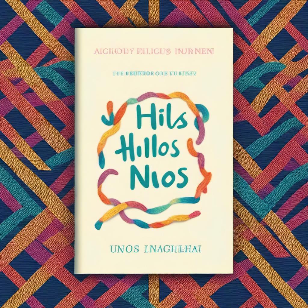 A book cover design for a book titled 'Los Hilos Que Nos Unen'