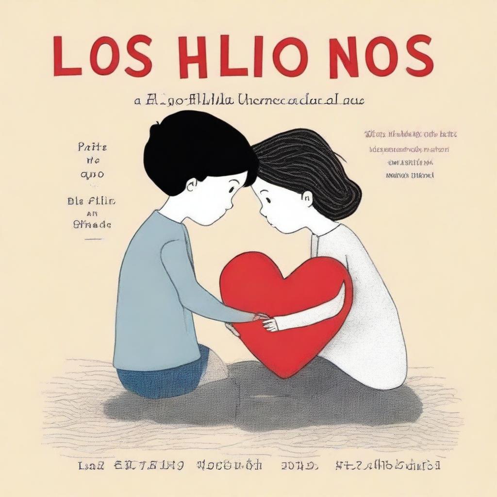 A book cover design for a book titled 'Los Hilos Que Nos Unen'