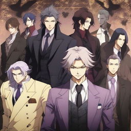 A group of anime villains who are exceptionally handsome