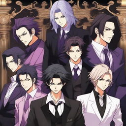 A group of anime villains who are exceptionally handsome