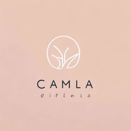 Create a logo featuring the name 'Camila'