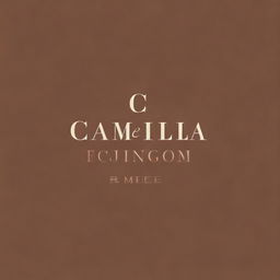 Create a logo featuring the name 'Camila'