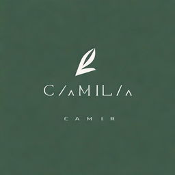 Create a logo featuring the name 'Camila'