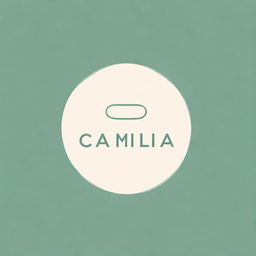 Create a logo featuring the name 'Camila'