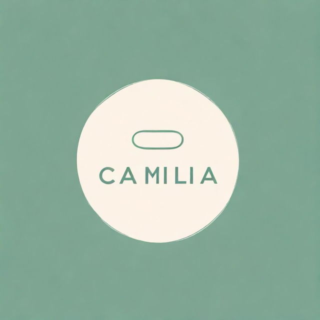 Create a logo featuring the name 'Camila'