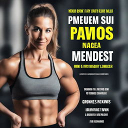 Create an ebook cover with the title 'Primeiros Passos para mudar seu Mindset e começar a Emagrecer'