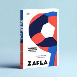 Create a minimalistic book cover for a football book titled 'Futbol i Generacja Z' by Franciszek Matowicki