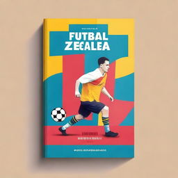 Design a book cover for a football book titled 'Futbol i Generacja Z' by Franek Matowicki