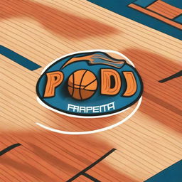 Create an image for Parquet Diem, a brand that embodies the love for basketball and the transformative power of the sport