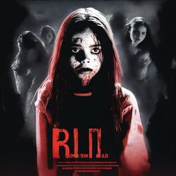 A horror movie poster featuring a teenage party girl who is abducted off the street by organ harvesters