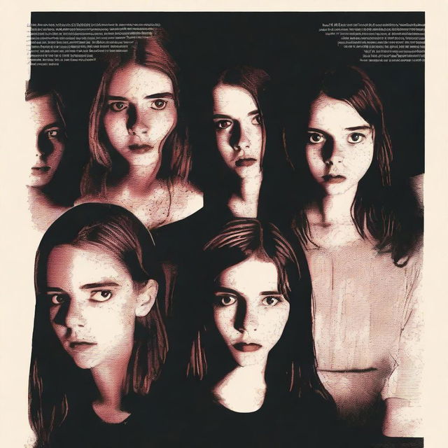 A movie poster featuring a group of teenage friends who have been abducted by two men