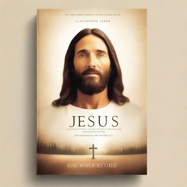 A book cover design featuring Jesus Christ inviting people with open arms