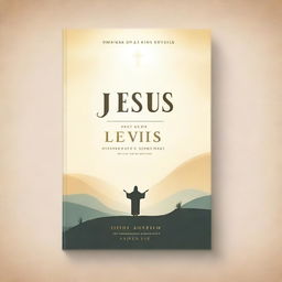 A book cover design featuring Jesus Christ inviting people with open arms