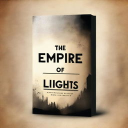 Create a book cover for a novel titled 'The Empire of Lights' by Randall Boyd Hess