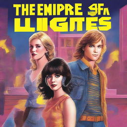 Create a book cover for a Generation X novel titled 'The Empire of Lights' by Randall Boyd Hess