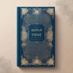 Create a book cover featuring an elegant and mysterious design