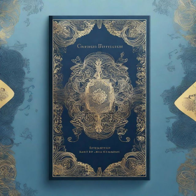 Create a book cover featuring an elegant and mysterious design