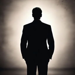 Create an image of a man with his back turned