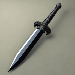 A detailed image of an obsidian dagger