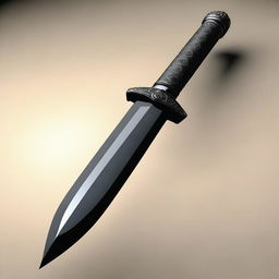 A detailed image of an obsidian dagger