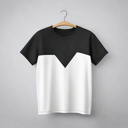 A stylish t-shirt design featuring a simple, modern graphic