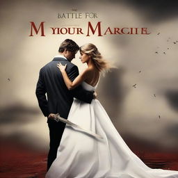 Create a book cover titled 'Battle for Your Marriage'