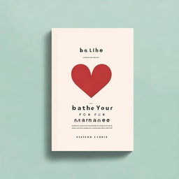 Design a minimalist book cover titled 'Battle for Your Marriage'