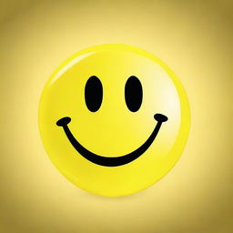 A cheerful and simple image of a smiley face