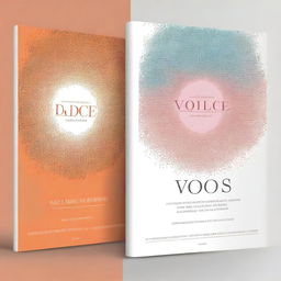 Create an integrative cover for an ebook titled 'Voces Del Éxtasis', which is about Philosophy and Motivation