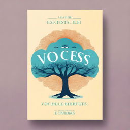 Create an integrative cover for an ebook titled 'Voces Del Éxtasis', which is about Philosophy and Motivation