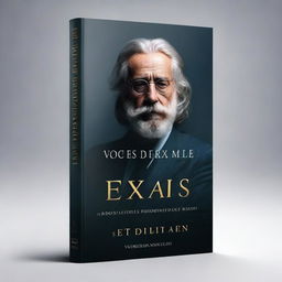 Create an ultra-realistic, cinematic ebook cover for a book titled 'Voces Del Éxtasis' about philosophy and motivation