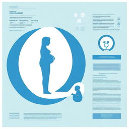 Create a cover for an epidemiological bulletin on maternal mortality