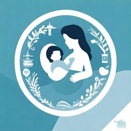 Create a cover for an epidemiological bulletin on maternal mortality