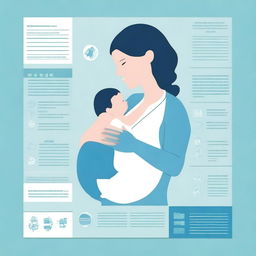 Create a cover for an epidemiological bulletin on maternal mortality