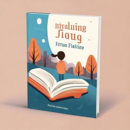 Create an animated book cover for an illustrated novel