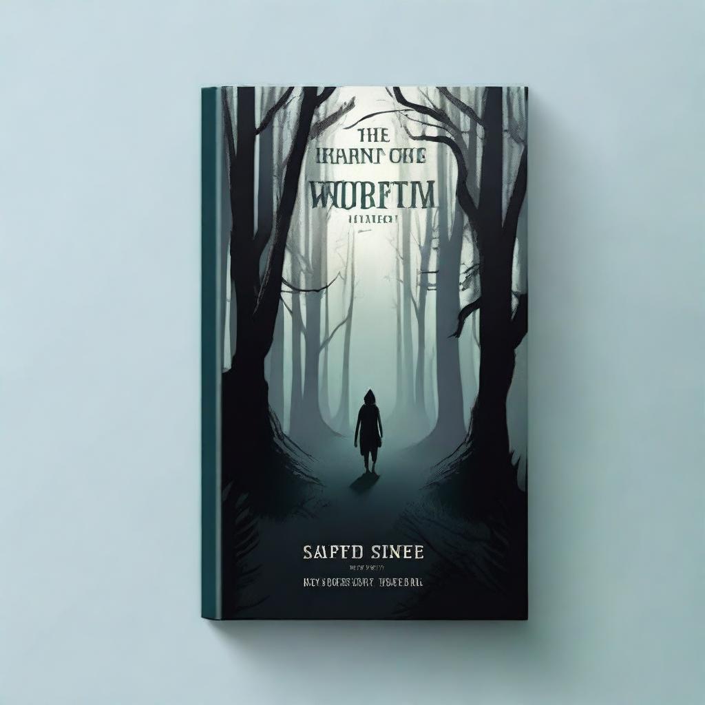 Create a book cover with an intriguing and mysterious theme