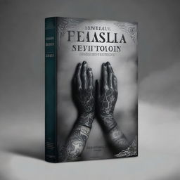 A dark and mysterious book cover featuring tattooed hands holding a bat