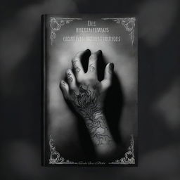 A dark and mysterious book cover featuring a single tattooed hand gripping a bat