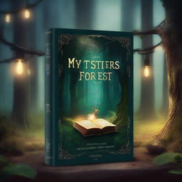 Create a captivating book cover with a mysterious and enchanting theme