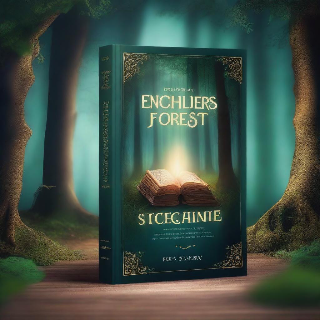 Create a captivating book cover with a mysterious and enchanting theme