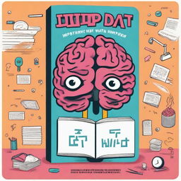 A book cover featuring a confused brain illustration with the title 'Important Shit To Write Down' prominently displayed at the top