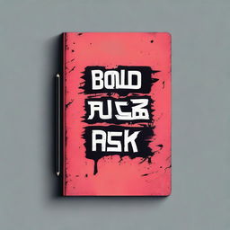 A bold and edgy notebook cover with the text 'DON'T TOUCH MY FUCKING NOTEBOOK' prominently displayed