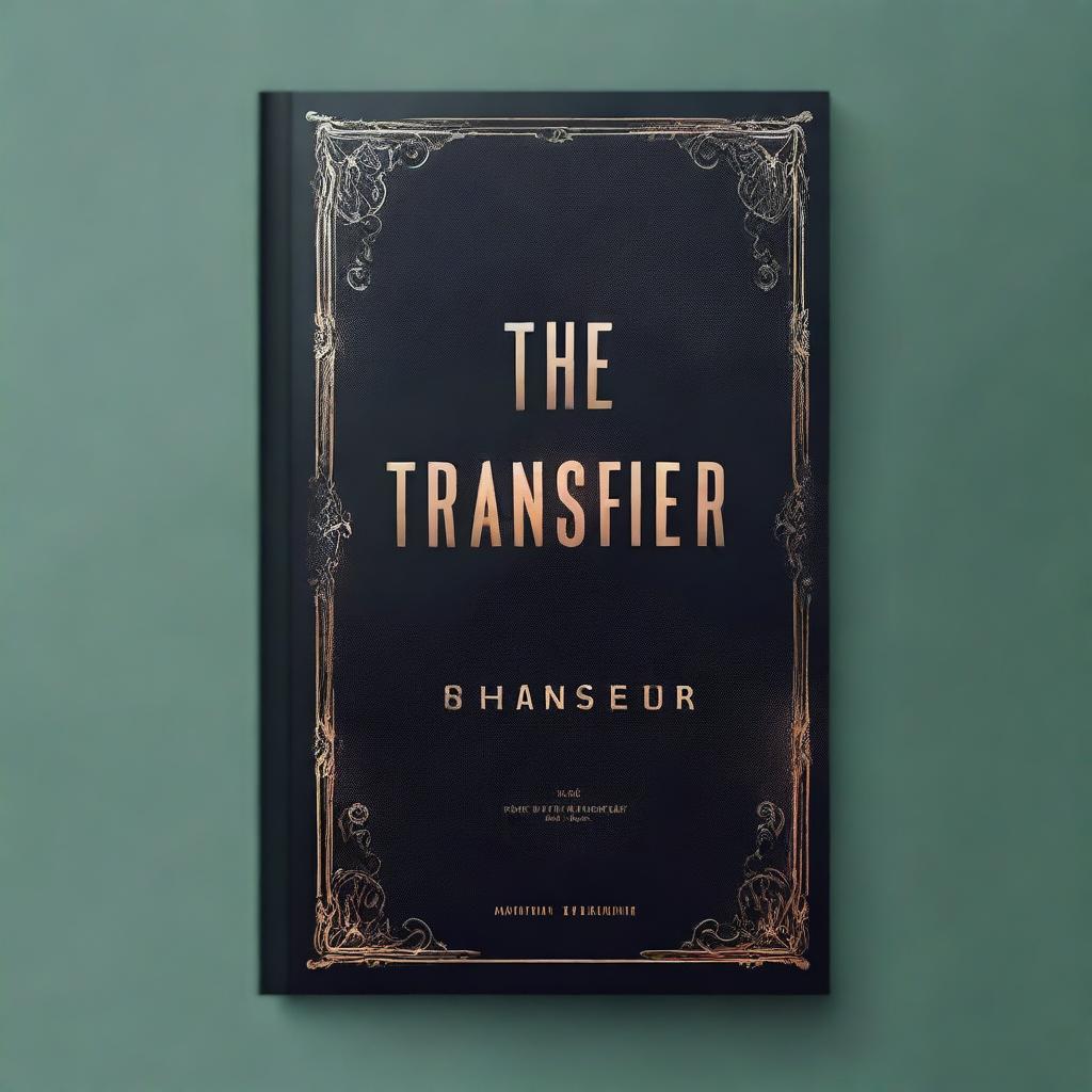 Create a book cover with the title 'The Transfer'