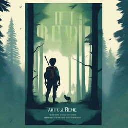 Create an engaging book cover featuring an adventurous scene with a mysterious forest and a brave protagonist standing at the edge, ready to explore