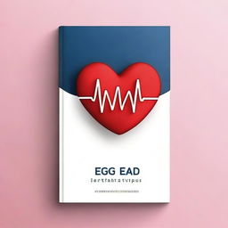 A professional and clean book cover for a book titled 'ECG Interpretation'