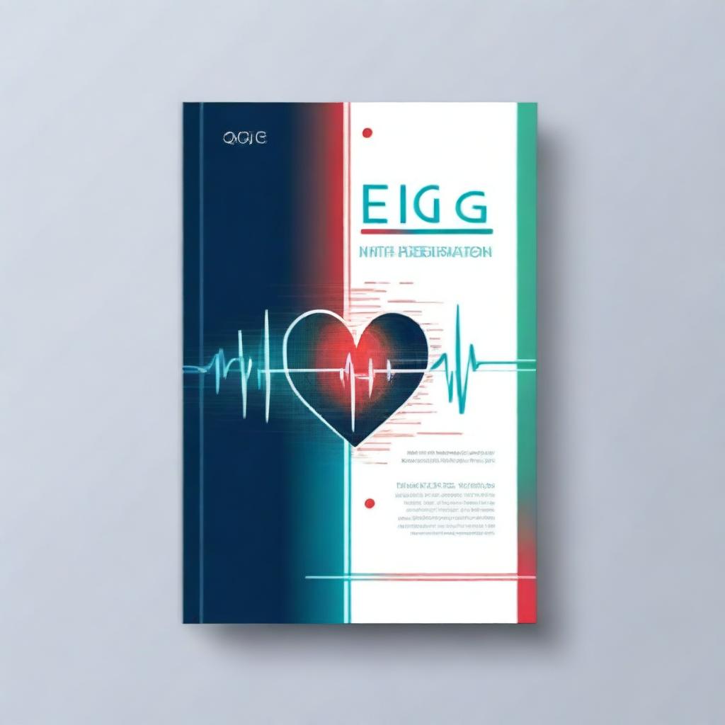 A professional and clean book cover for a book titled 'ECG Interpretation'