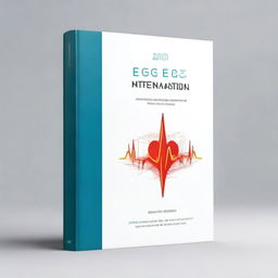 A professional and clean book cover for a book titled 'ECG Interpretation'