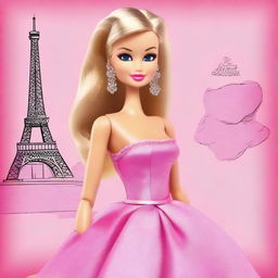 Create a Barbie doll inspired by an iconic French woman